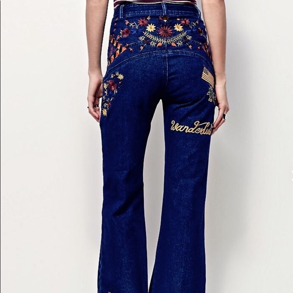 Spell & the Gypsy collective embroider flare jeans
